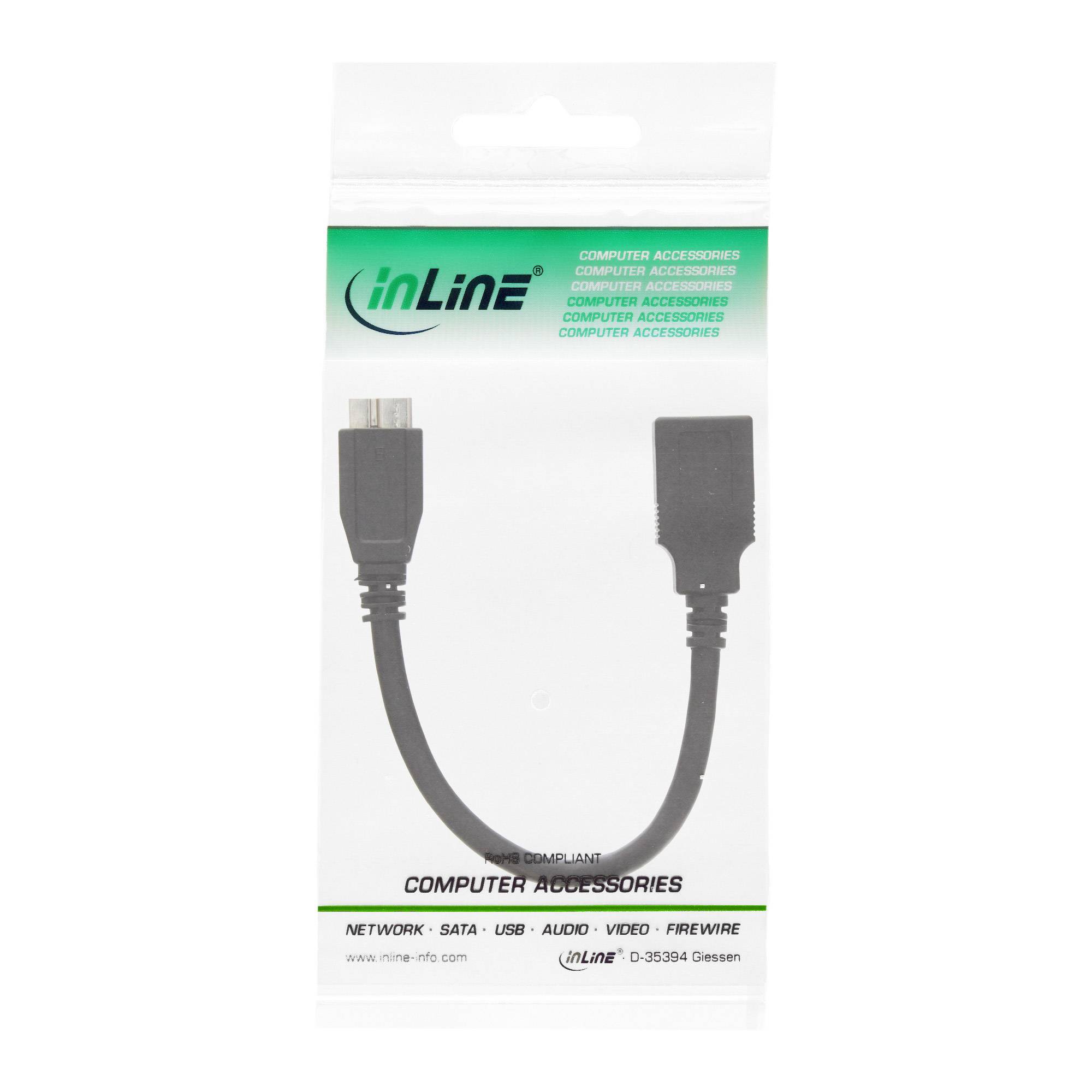 InLine - USB-Adapter - USB (W) bis Micro-USB Type B (M)