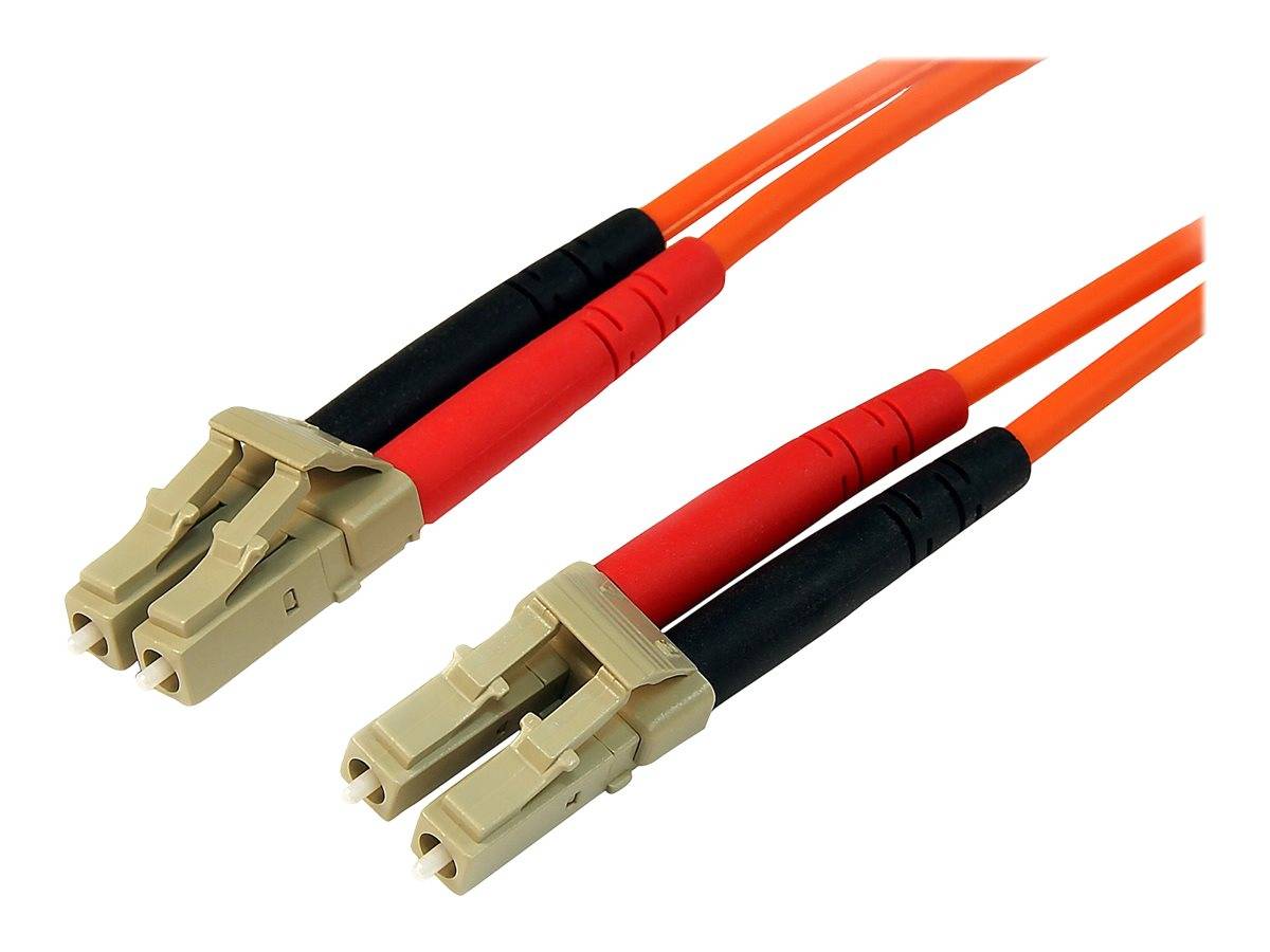 StarTech.com 30m Fiber Optic Cable - Multimode Duplex 50/125 - LSZH - LC/LC - OM2 - LC to LC Fiber Patch Cable (50FIBLCL