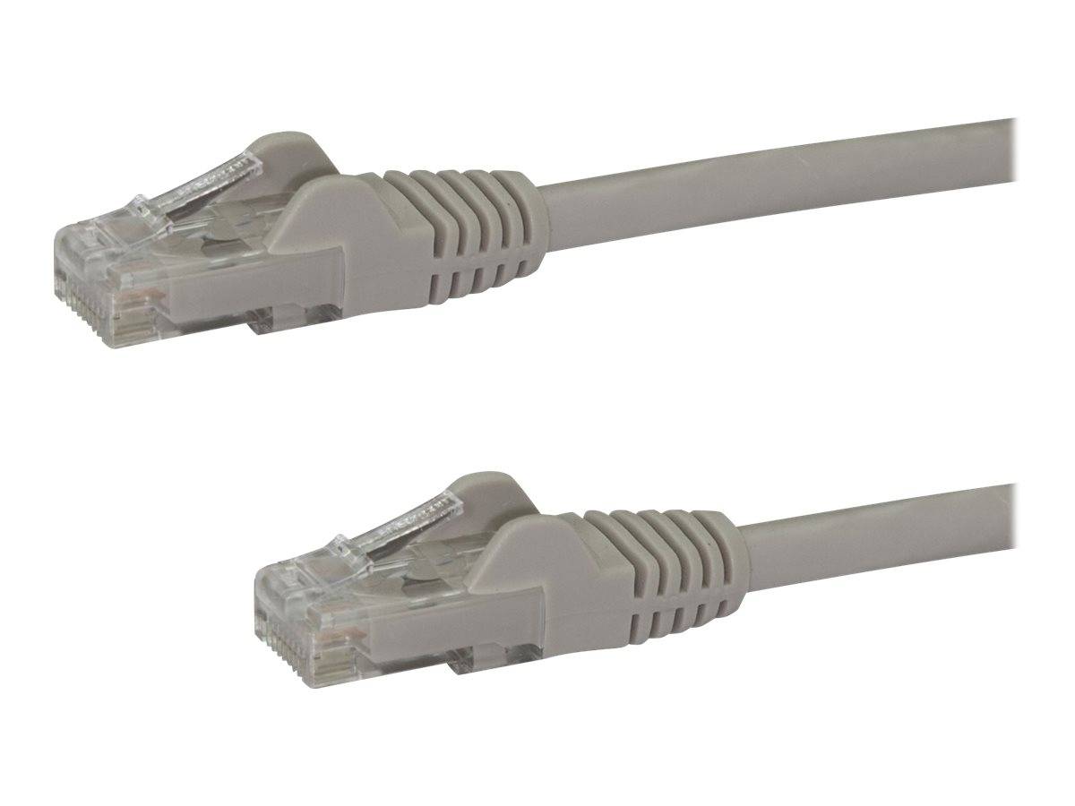 StarTech.com 7m Cat6 Gigabit Snagless Patchkabel - RJ45 UTP Netzwerkkabel mit Schutzmanschette - Cat 6 Kabel - Grau - Pa