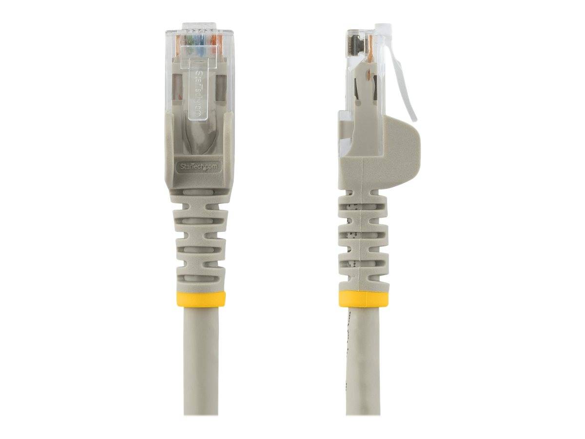 StarTech.com 10m Cat6 Gigabit Snagless Patchkabel - RJ45 UTP Netzwerkkabel mit Schutzmanschette - Cat 6 Kabel - Grau - P