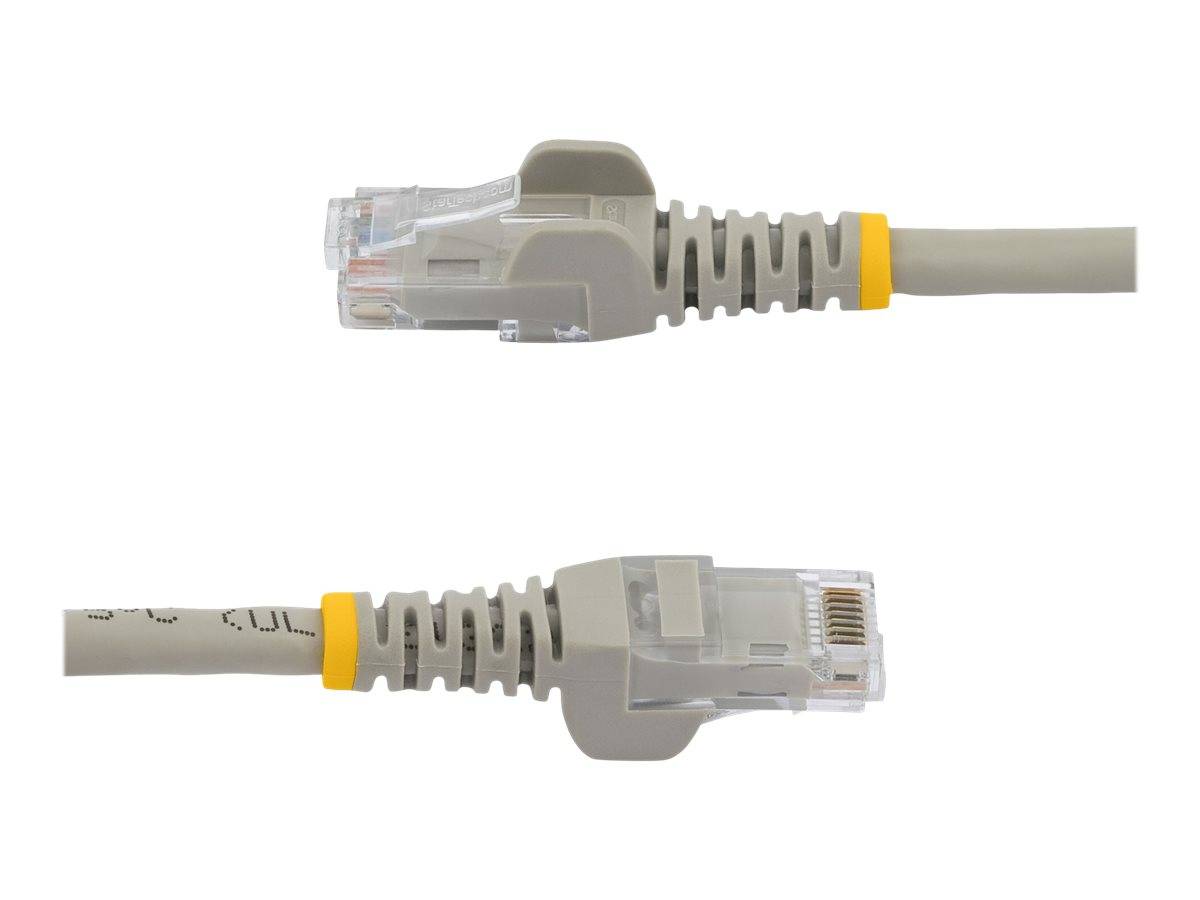 StarTech.com 10m Cat6 Gigabit Snagless Patchkabel - RJ45 UTP Netzwerkkabel mit Schutzmanschette - Cat 6 Kabel - Grau - P