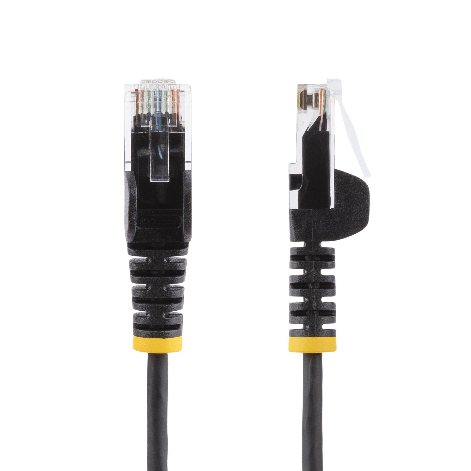 StarTech.com 1 m Cat6-Kabel - Schlankes Cat6-Patchkabel - Schlank - Snagless RJ45-Anschlusse - Gigabit-Ethernet-Kabel - 28 AWG - Patch-Kabel