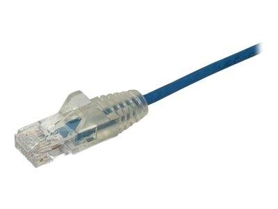 StarTech.com 1 m Cat6-Kabel - Schlankes Cat6-Patchkabel - Blau - Snagless RJ45-Anschlusse - Gigabit-Ethernet-Kabel - 28