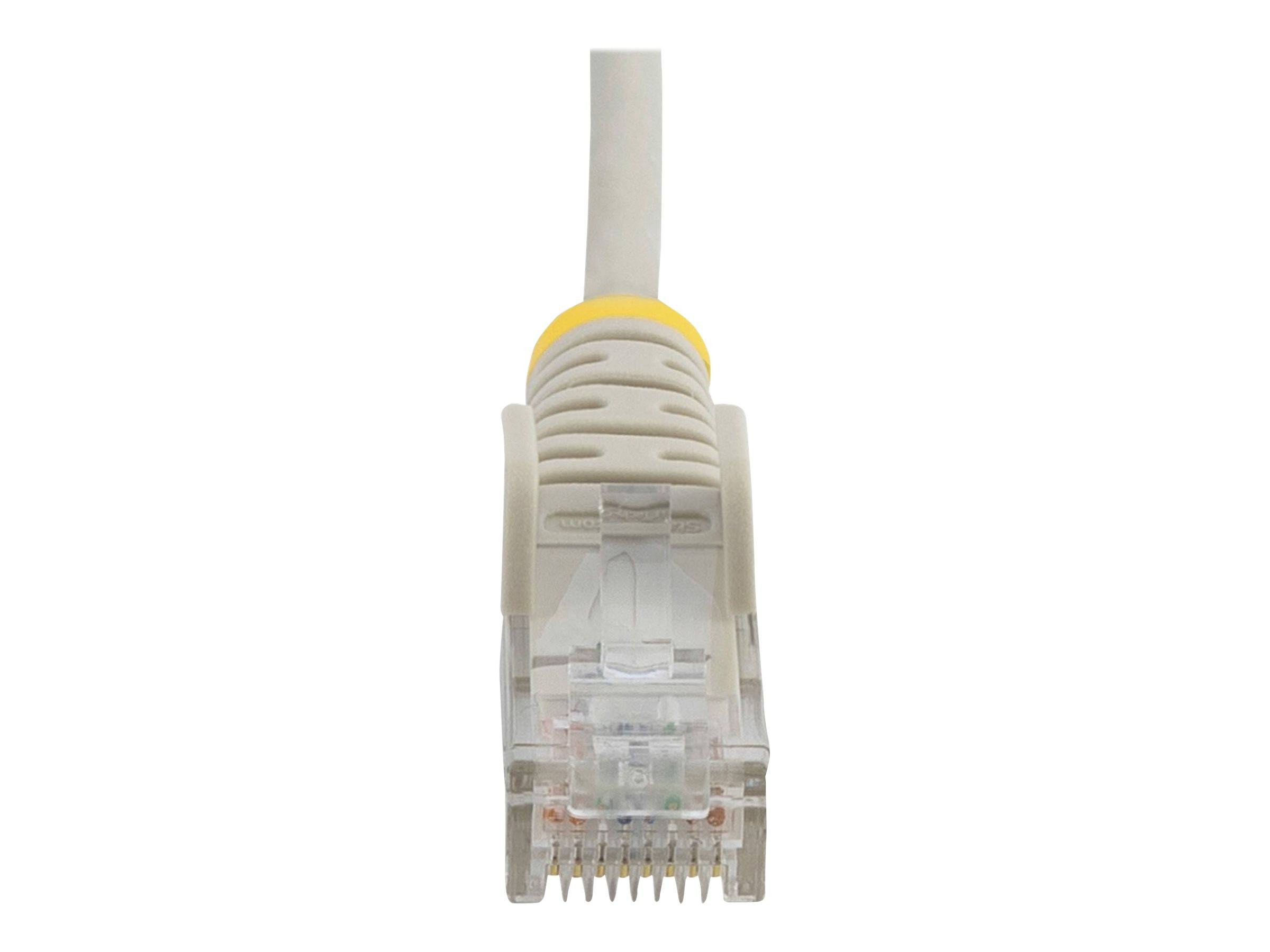 StarTech.com 1,5 m Cat6-Kabel - Schlankes Cat6-Patchkabel - Grau - Snagless RJ45-Anschlusse - Gigabit-Ethernet-Kabel - 2