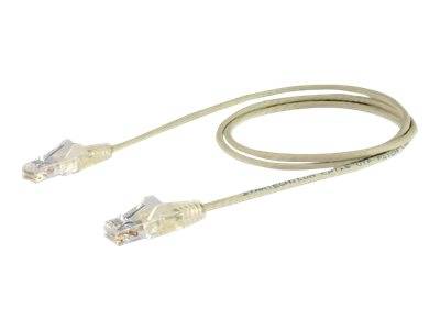 StarTech.com 1,5 m Cat6-Kabel - Schlankes Cat6-Patchkabel - Grau - Snagless RJ45-Anschlusse - Gigabit-Ethernet-Kabel - 2