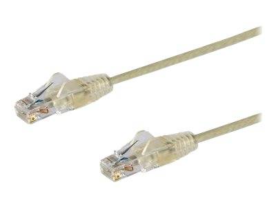 StarTech.com 1,5 m Cat6-Kabel - Schlankes Cat6-Patchkabel - Grau - Snagless RJ45-Anschlusse - Gigabit-Ethernet-Kabel - 2
