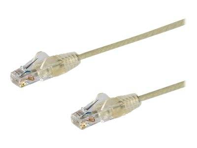 StarTech.com 1 m Cat6-Kabel - Schlankes Cat6-Patchkabel - Grau - Snagless RJ45-Anschlusse - Gigabit-Ethernet-Kabel - 28