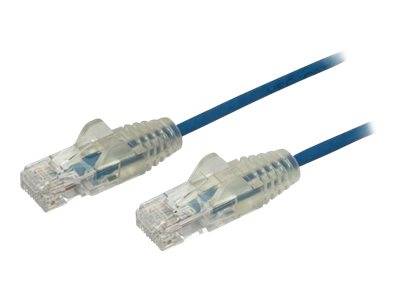 StarTech.com 1,5 m Cat6-Kabel - Schlankes Cat6-Patchkabel - Blau - Snagless RJ45-Anschlusse - Gigabit-Ethernet-Kabel - 2