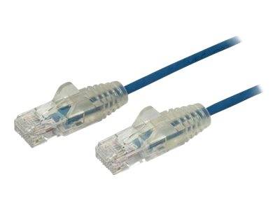 StarTech.com 3 m Cat6-Kabel - Schlankes Cat6-Patchkabel - Blau - Snagless RJ45-Anschlusse - Gigabit-Ethernet-Kabel - 28