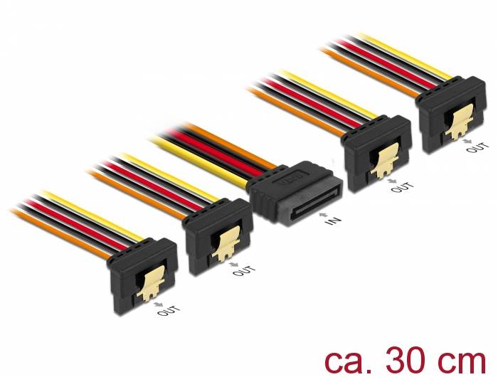 DeLOCK - Netz-Splitter - SATA-Stromstecker (S)