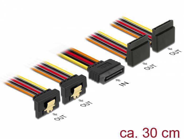 DeLOCK - Netz-Splitter - SATA-Stromstecker (S)