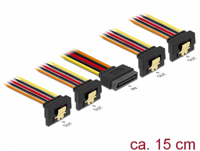 Delock - Netz-Splitter - SATA-Stromstecker (S)