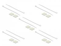 DeLOCK - Kabelbinderhalterung - weiß