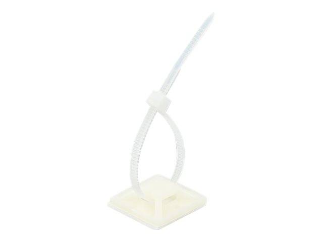 DeLOCK - Kabelbinderhalterung - weiß