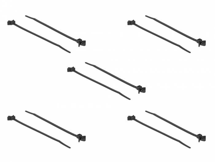 DeLOCK Cable Tie with Expansion Anchor - Kabelbinder