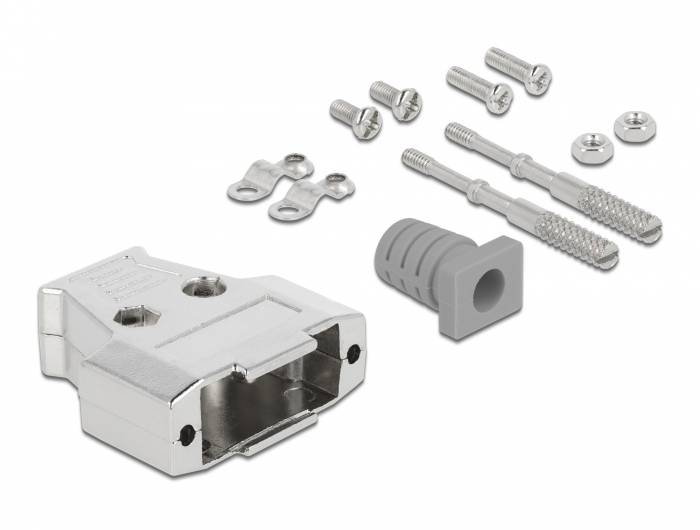 Delock - D-Sub 15-poliges Steckergehäuse