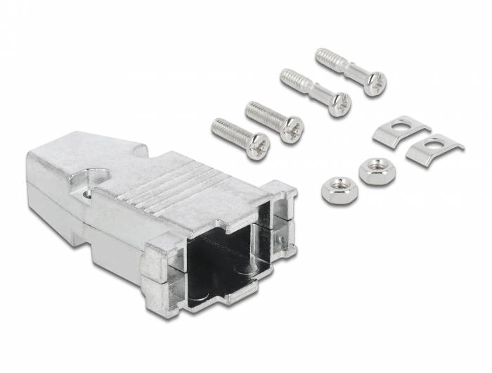 DeLOCK D-Sub 9 Metal Housing - Steckerhülle