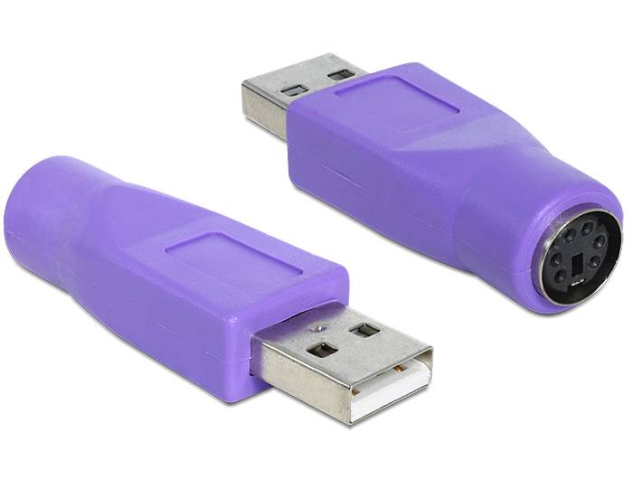 Delock - Tastatur- / Maus-Adapter - PS/2 (W)