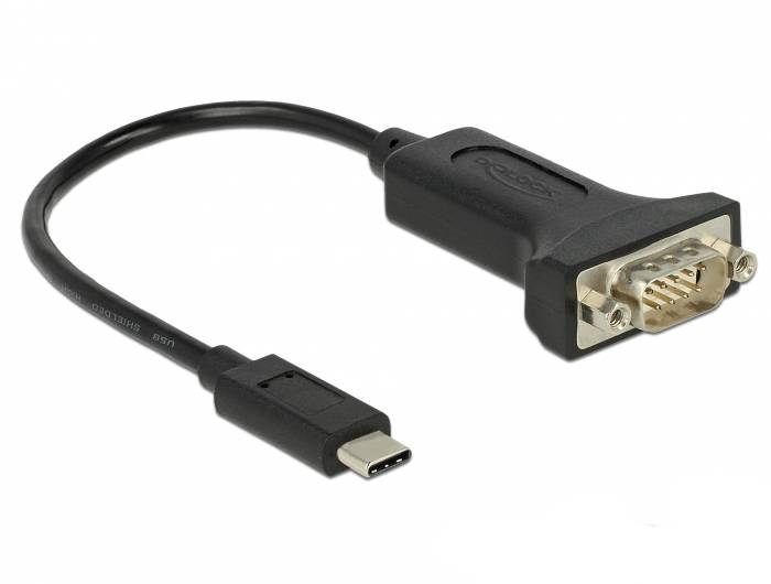 DeLOCK - Kabel USB / seriell - USB-C (M) bis DB-9 (M)