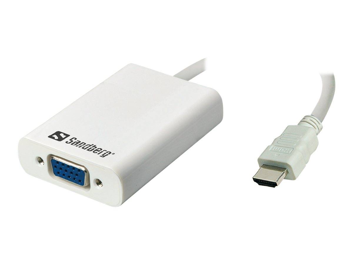 Sandberg HDMI to VGA+Audio Converter - Videokonverter