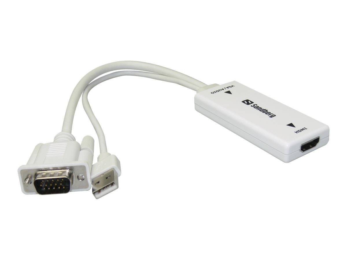 Sandberg VGA+Audio to HDMI Converter - Videokonverter