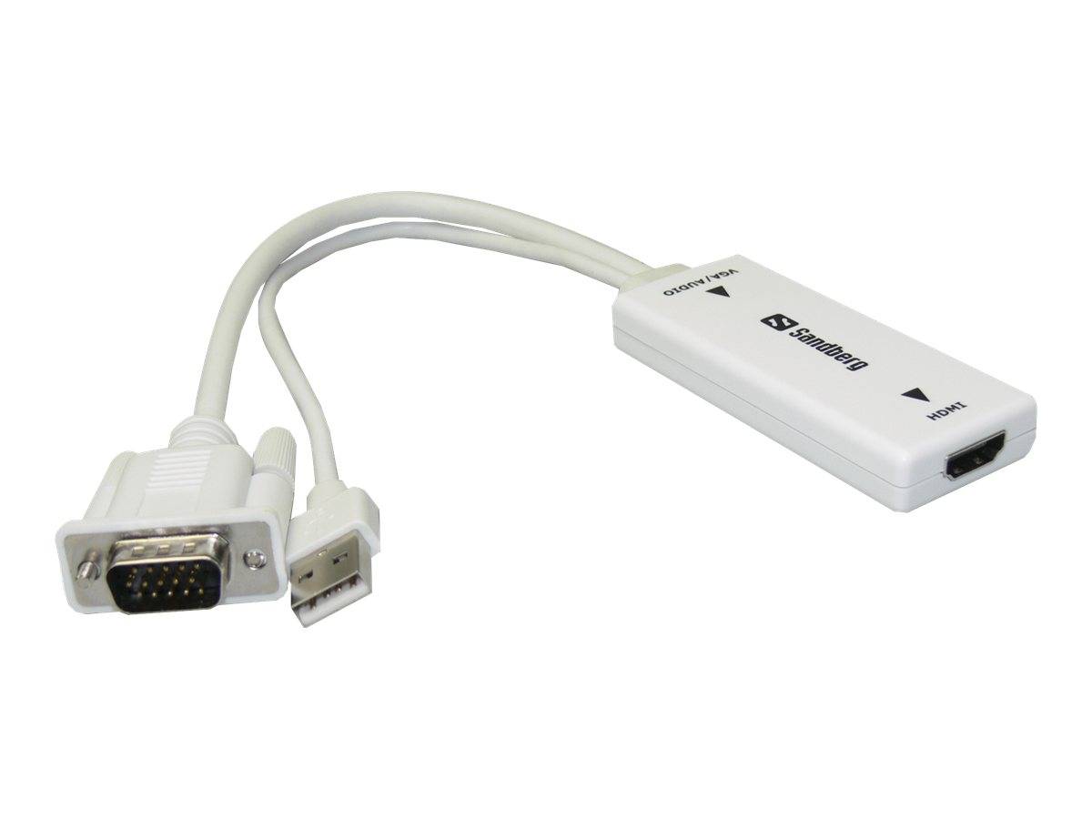 Sandberg VGA+Audio to HDMI Converter - Videokonverter