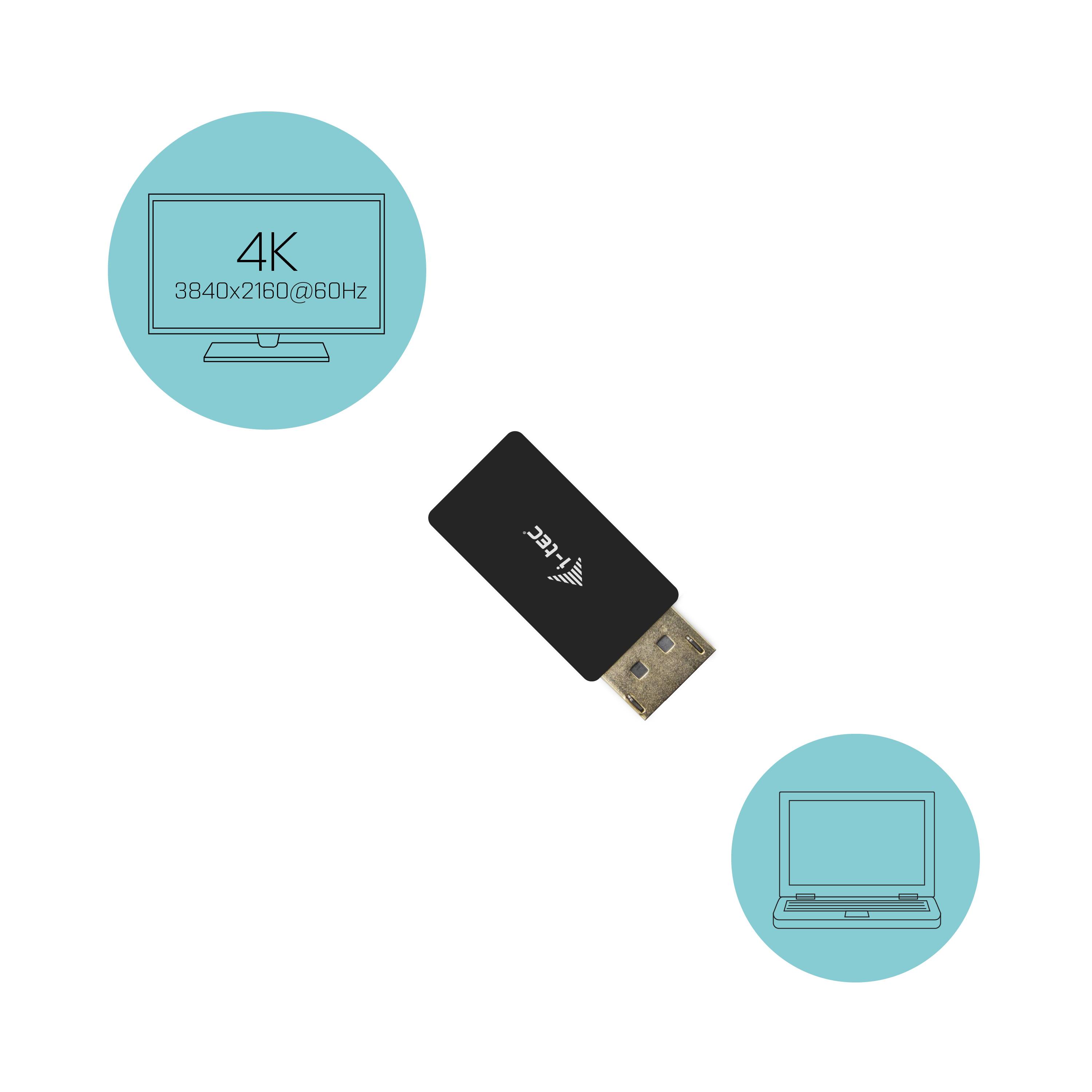 i-Tec - Videoadapter - DisplayPort bis HDMI