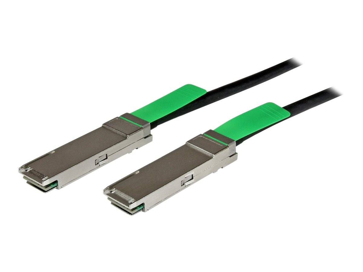 Zwei grüne und schwarze Glasfaserkabelverbinder auf weißem Hintergrund.