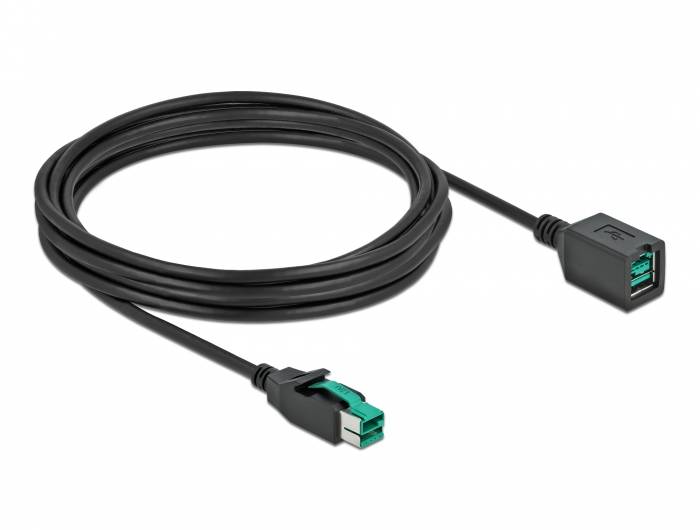 DeLOCK - PoweredUSB Verlängerungskabel - USB PlusPower (12 V)