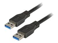 EFB USB3.0 Anschlusskabel A-A,St.-St.,1,8m,schwarz,Premium