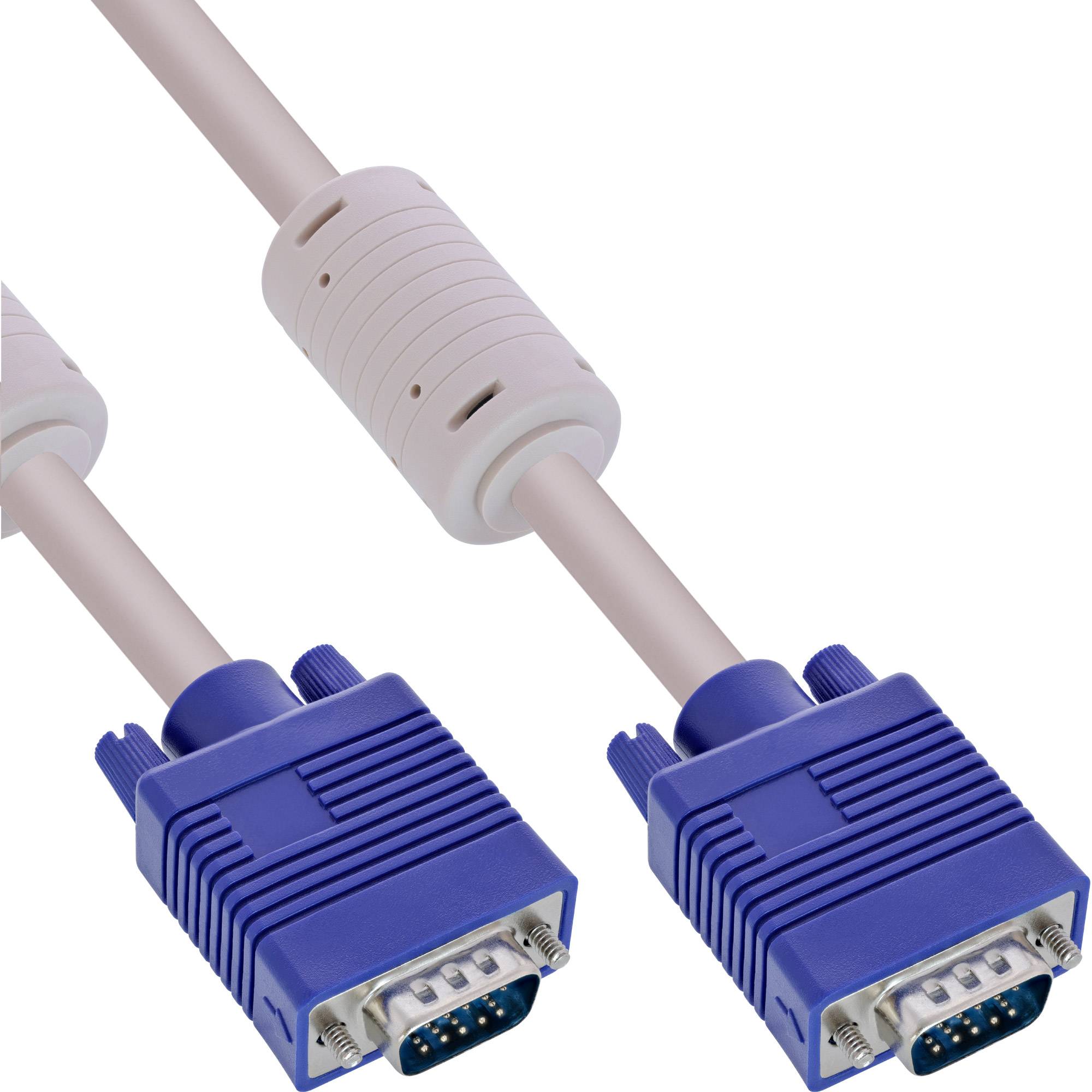 INLINE - S-VGA Kabel - 15pol HD Stecker / Stecker - beige - 0,5m