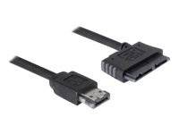 DeLOCK Power Over eSATA cable - Power Over eSATA-Kabel - Mikro SATA (W)