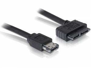 DeLOCK Power Over eSATA cable - Power Over eSATA-Kabel - Slimline SATA (W)
