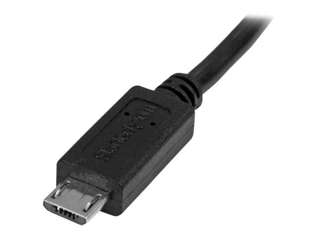 StarTech.com 0,5m Micro USB Verlängerungskabel - Stecker/Buchse - Micro USB Stecker zu Micro USB Buchse Kabel - USB-Verl