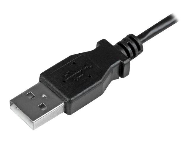 StarTech.com Micro USB Lade/Sync-Kabel - St/St - Micro USB linksgewinkelt - 1m - USB auf Micro USB Ladekabel - USB-Kabel
