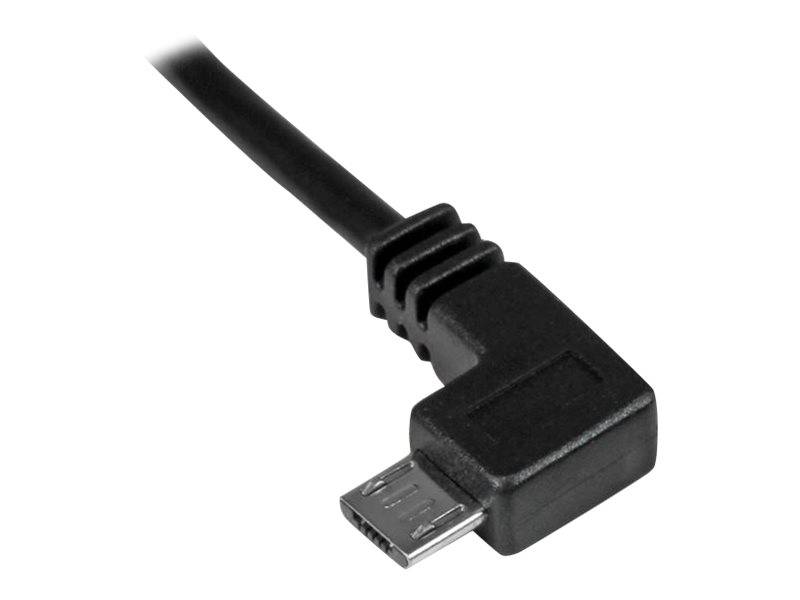 StarTech.com Micro USB Lade/Sync-Kabel - St/St - Micro USB linksgewinkelt - 1m - USB auf Micro USB Ladekabel - USB-Kabel
