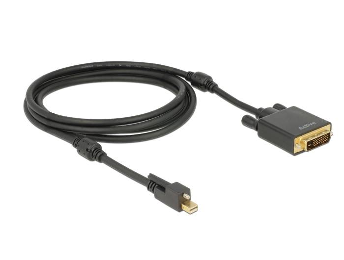 DeLOCK - Videokabel - Mini DisplayPort (M) bis DVI-D (M)