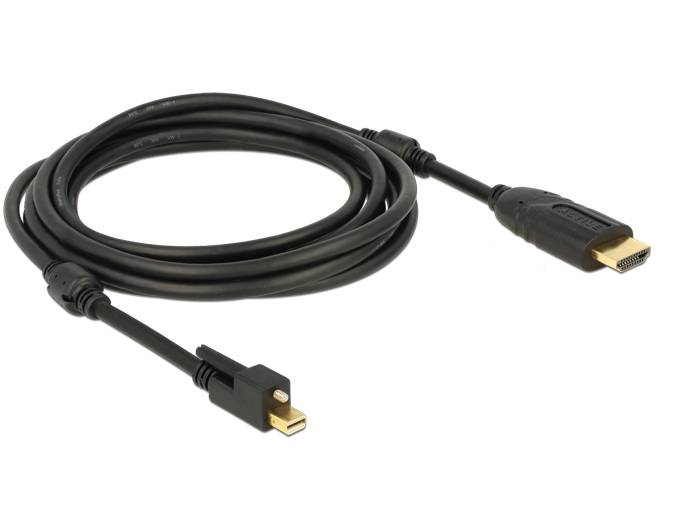 DeLOCK - Videokabel - Mini DisplayPort (M) bis HDMI (M)