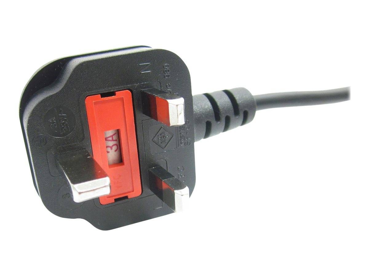 StarTech.com 1 m GB Laptop Ladekabel, BS 1363 auf C5, 2,5A 250V, 18AWG, Notebook / Laptop Ersatzstromkabel, UK Laptop N