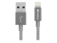 SANDBERG Excellence - Lightning-Kabel - Lightning (M) - bis USB (M) - 1 m - Grau