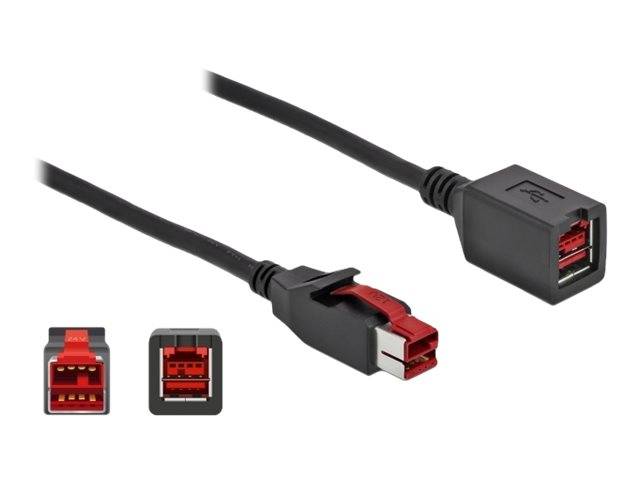 DeLOCK - PoweredUSB Verlängerungskabel - USB PlusPower (24 V)
