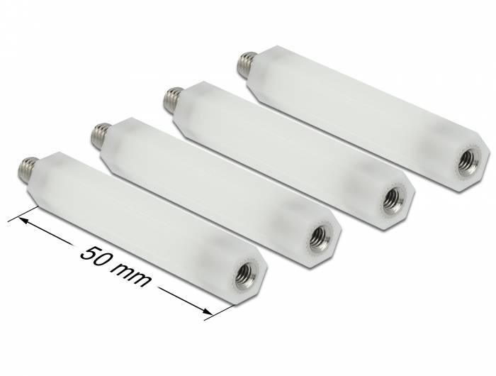 DeLOCK - Befestigungskit - Kunststoff - Natural