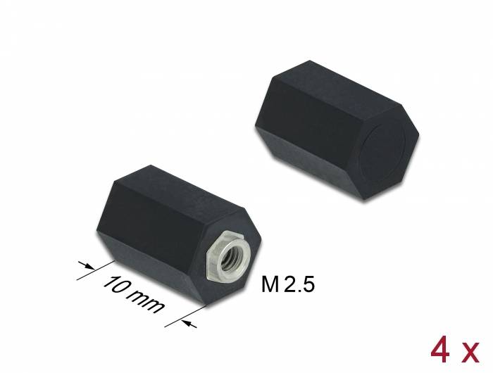 DeLOCK - Befestigungskit - Kunststoff - Schwarz