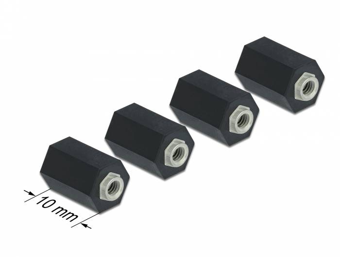 DeLOCK - Befestigungskit - Kunststoff - Schwarz