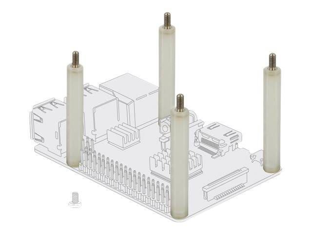 DeLOCK - Befestigungskit - Kunststoff - Natural