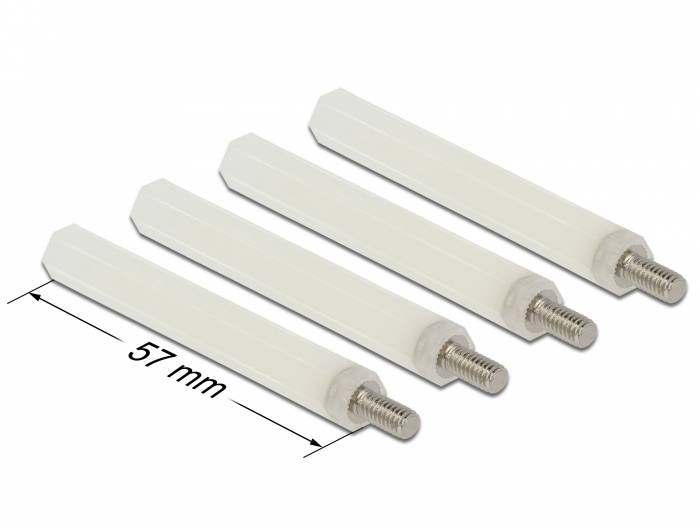 DeLOCK - Befestigungskit - Kunststoff - Natural