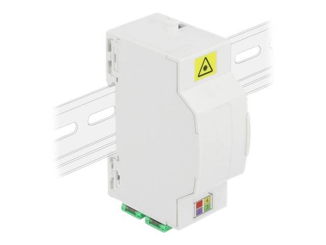 DeLOCK Optical Fiber Connection Box for DIN Rail 4 x SC Simplex