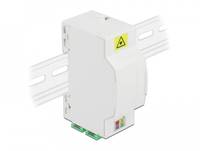 DeLOCK Optical Fiber Connection Box for DIN Rail 4 x SC Simplex