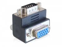 DeLOCK Adapter VGA male / female 90° angled - VGA-Adapter - HD-15 (VGA)