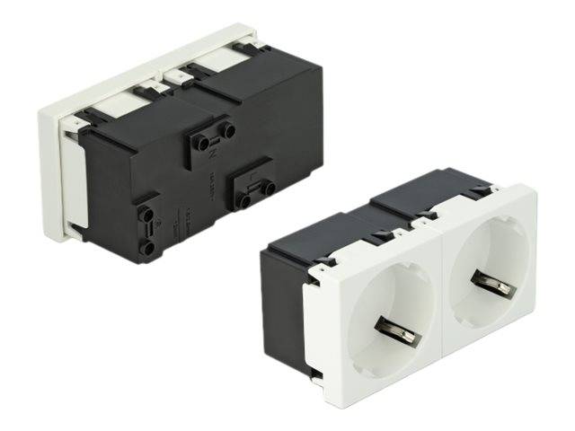 Delock Easy 45 - Steckdosenmechanismus - 2P - Typ F